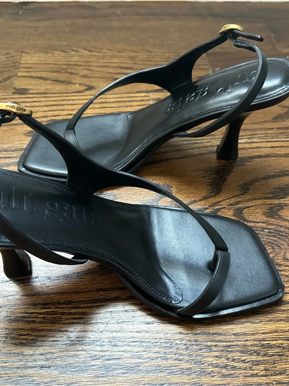 Cult Gaia Paxton Black Sandals Size 39 / US 9 — Like New